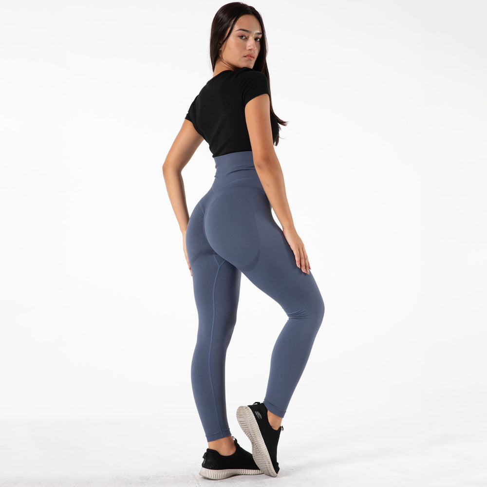 High-Waisted Abdomen Seamless Yoga Leggings
