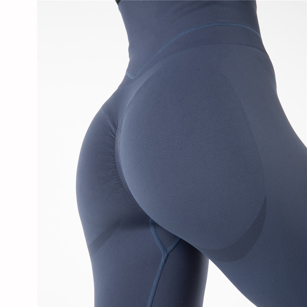 High-Waisted Abdomen Seamless Yoga Leggings