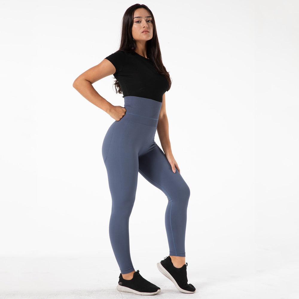 High-Waisted Abdomen Seamless Yoga Leggings