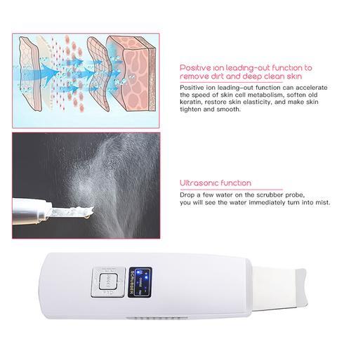 Ultrasonic Skin Scrubber Face Cleanser