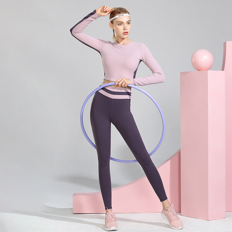 Yoga Wear Women's Suit with Chest Pad