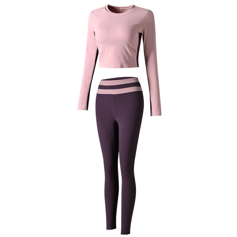 Yoga Wear Women's Suit with Chest Pad