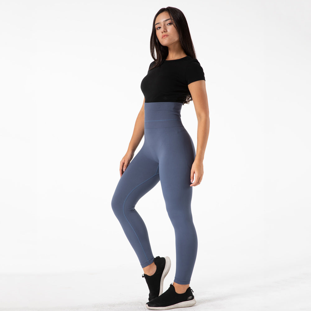 High-Waisted Abdomen Seamless Yoga Leggings