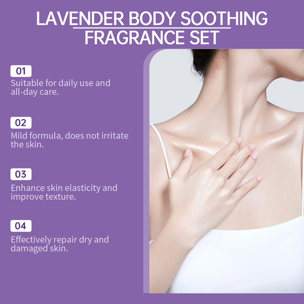 Lavender Body Skin Care Set