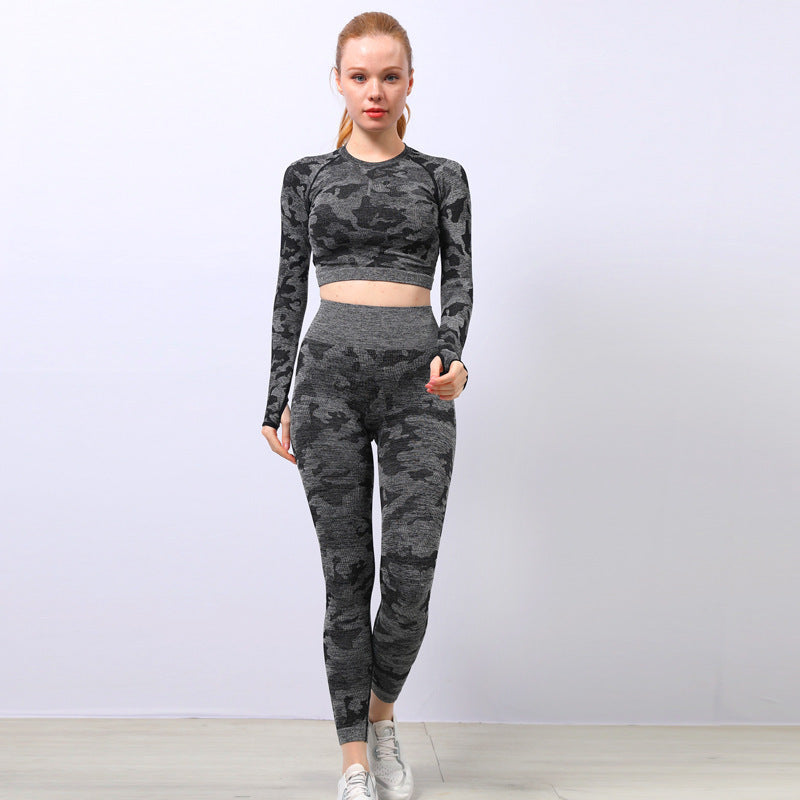 Long-sleeved Fitness Yoga Two-piece set