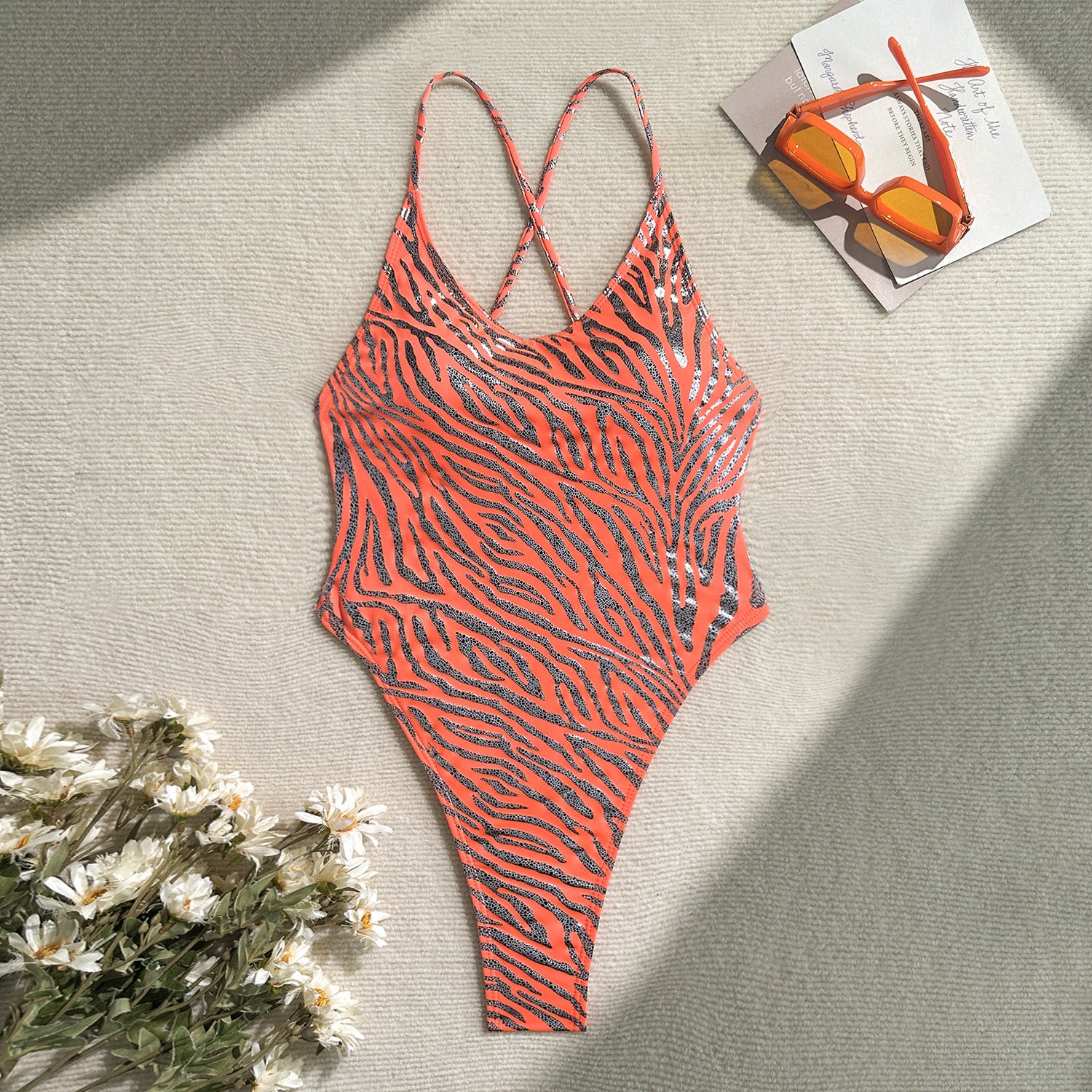 One-piece T-back Swimwear Swimsuit