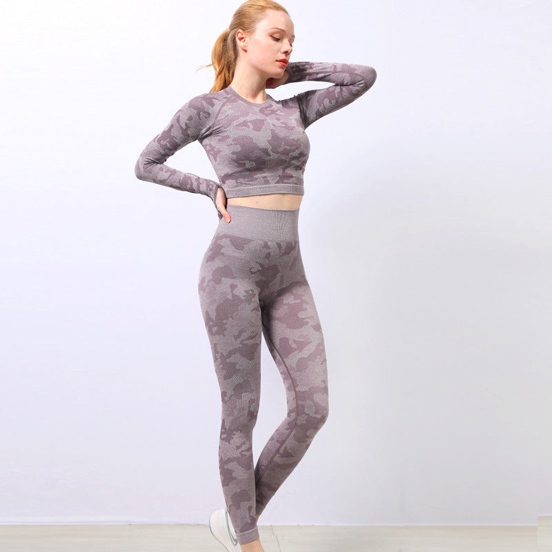 Long-sleeved Fitness Yoga Two-piece set