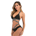 Swimwear Printed Straps Swimsuit