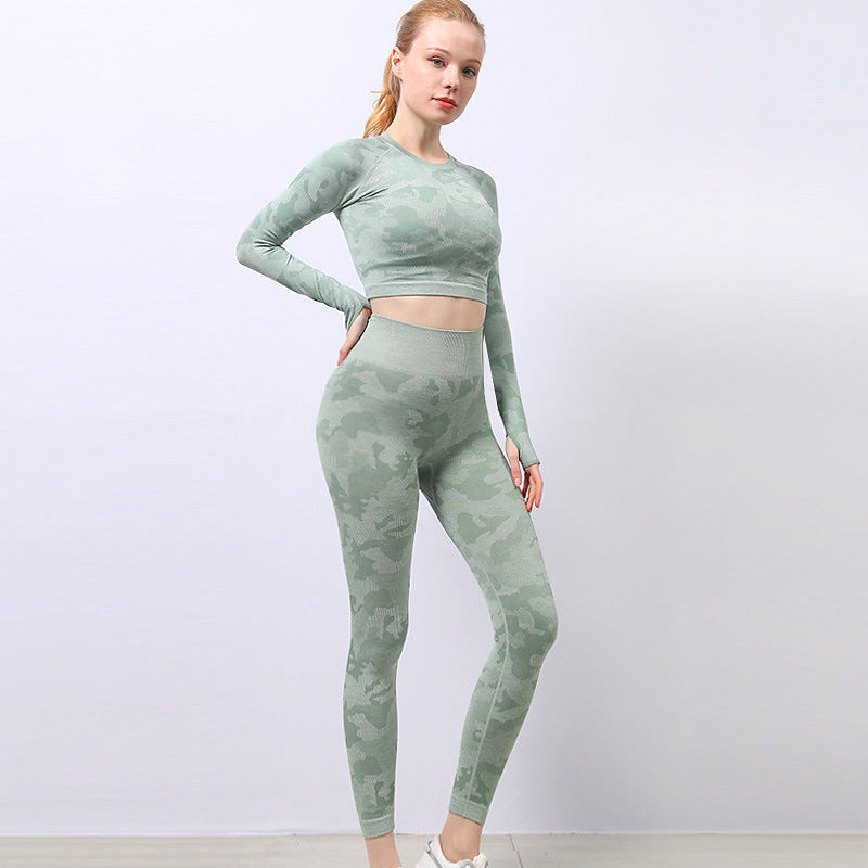 Long-sleeved Fitness Yoga Two-piece set